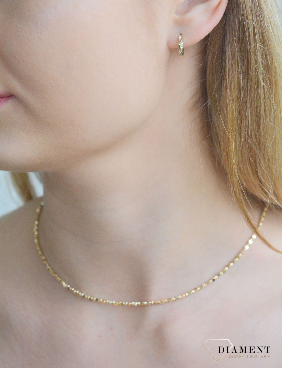 Złote kolczyki damskie 375 koła z cyrkoniami KL 11251 375.jpg